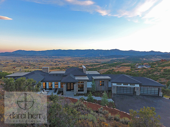 Aerial Drone Photography for Luxury Homes in Park City UT